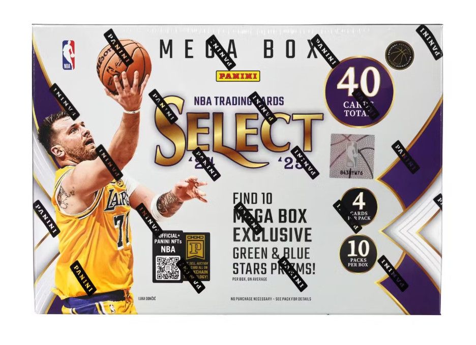 Panini Select Basketball Hobby Mega Trading Card Box Green Blue Stars Prizm