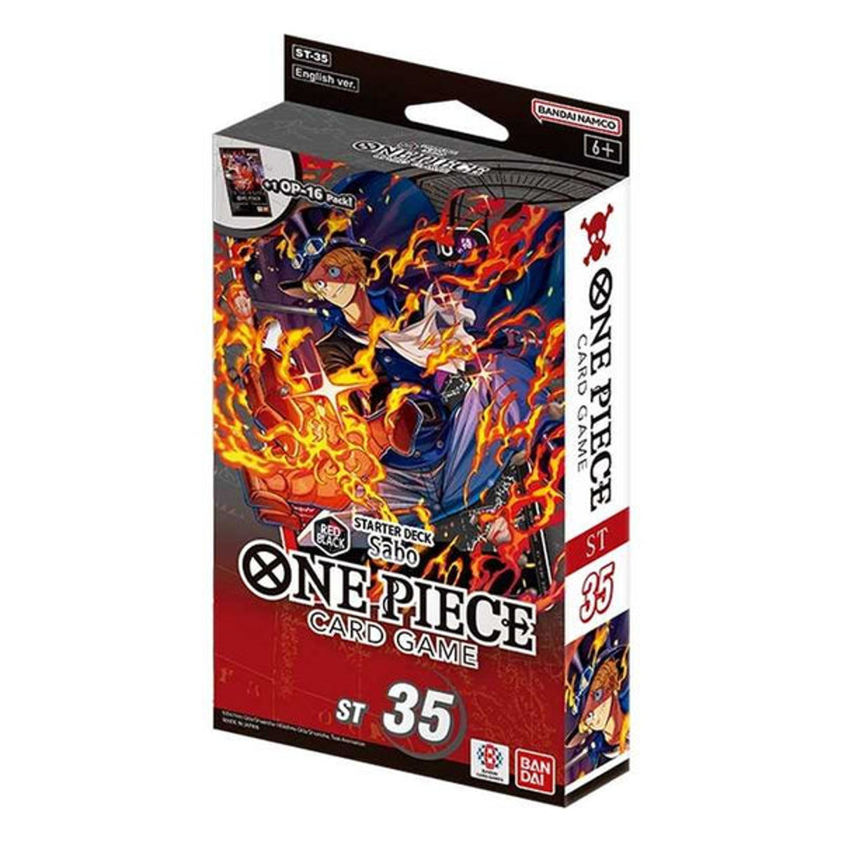 Bandai Namco One Piece Card Game Starter Deck ST-35 Red-Black Midrange Combat Deck