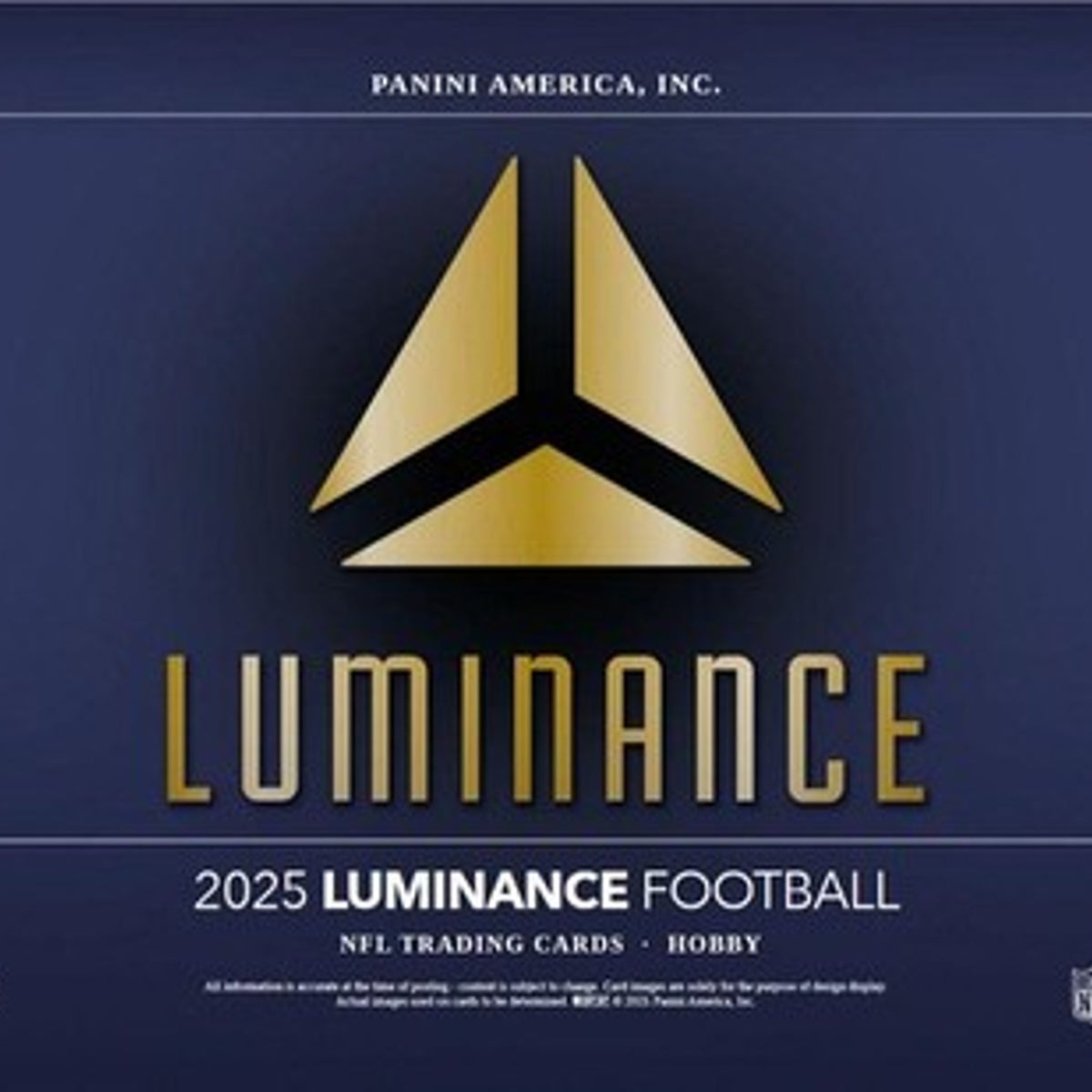 Panini 2025 Luminance Football Hobby Box
