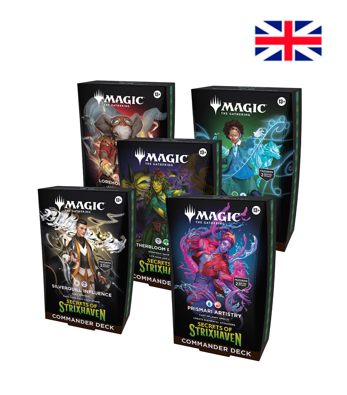 Wizards Of The Coast Magic: The Gathering Secrets Of Strixhaven Commander Deck
