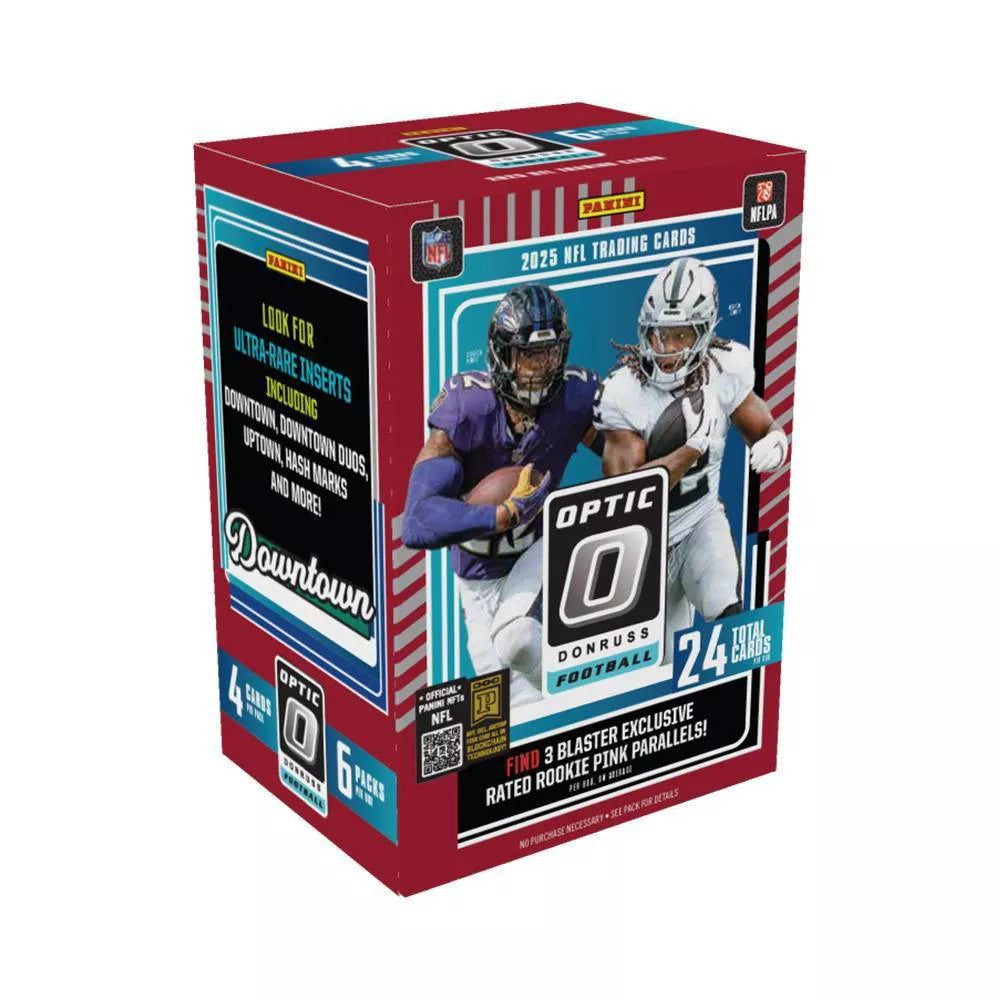 Panini 2025 Donruss Optic Football Blaster Box Pink Parallels
