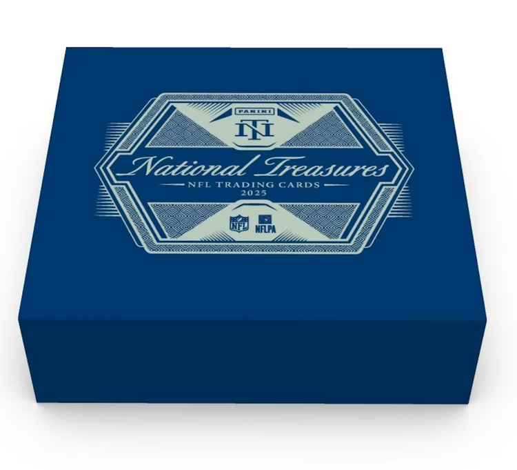 Panini 2025 National Treasures Football Hobby Box 8 Cards