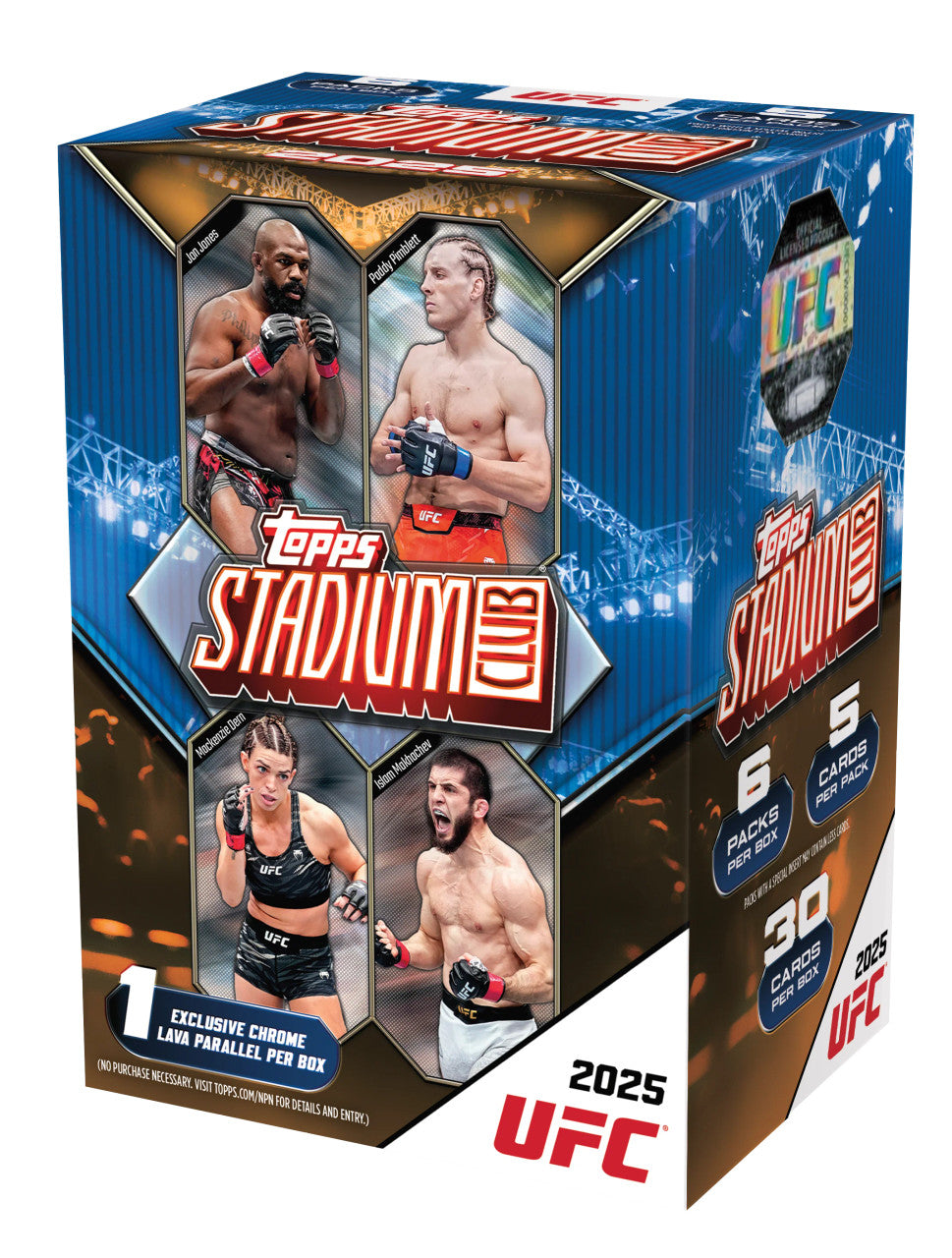 Topps 2025 Stadium Club UFC Blaster Value Box