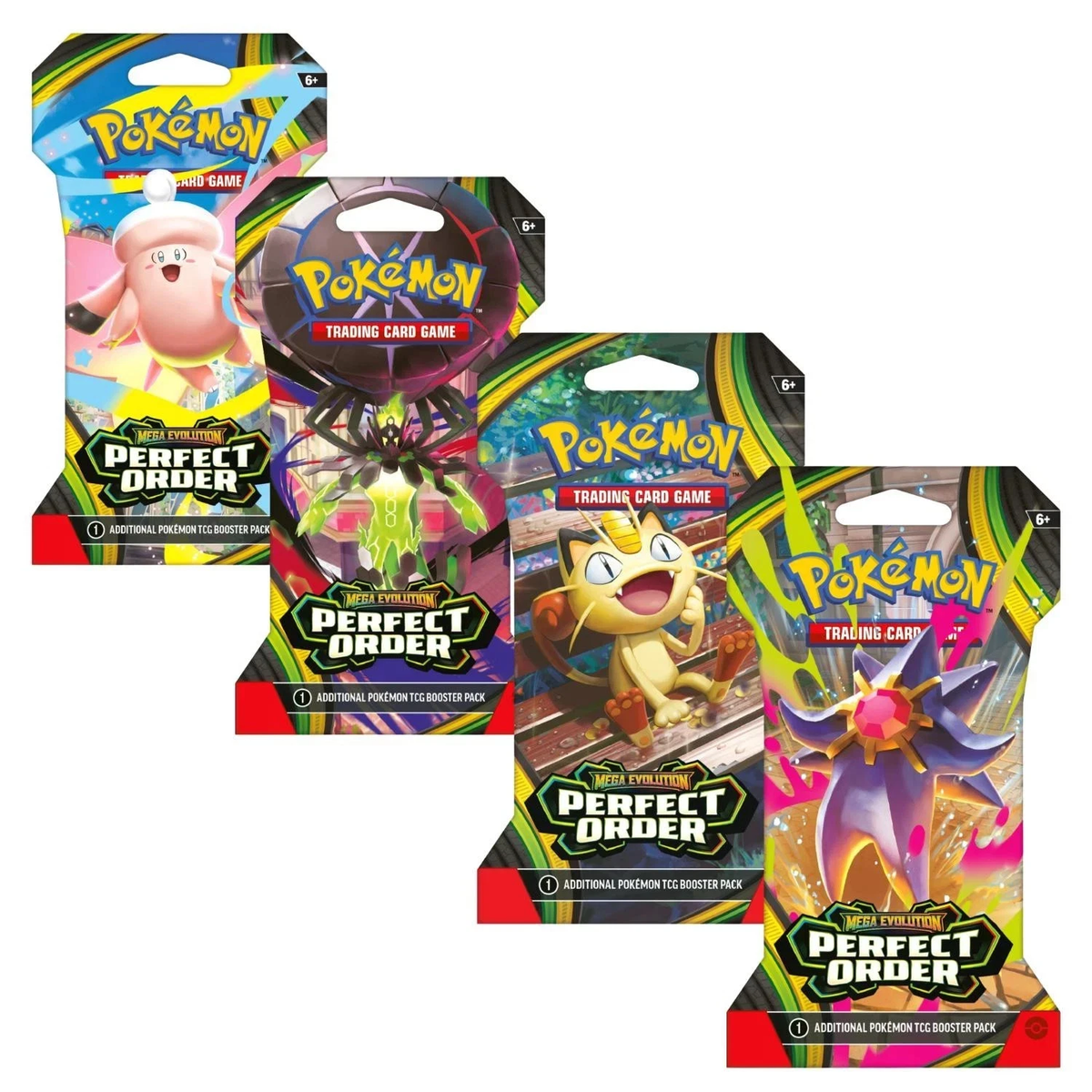 Pokémon Mega Evolution Perfect Order Sleeved Booster Pack
