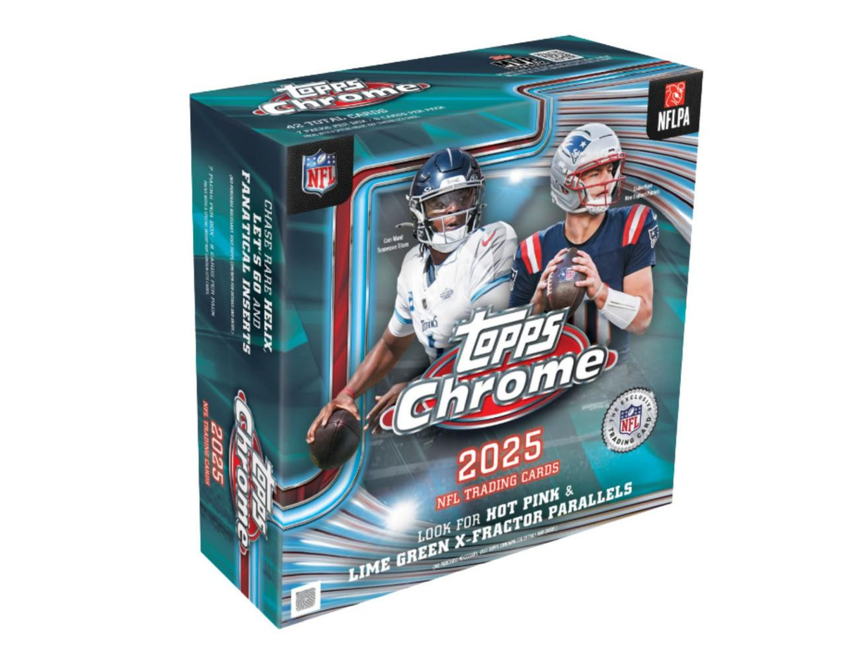 Topps 2025 Chrome NFL Football Mega Box
