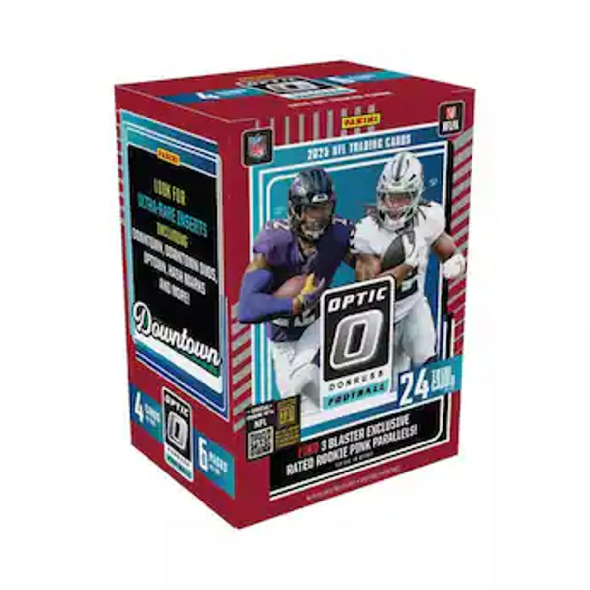Panini 2025 Donruss Optic Football Blaster Box Pink Parallels