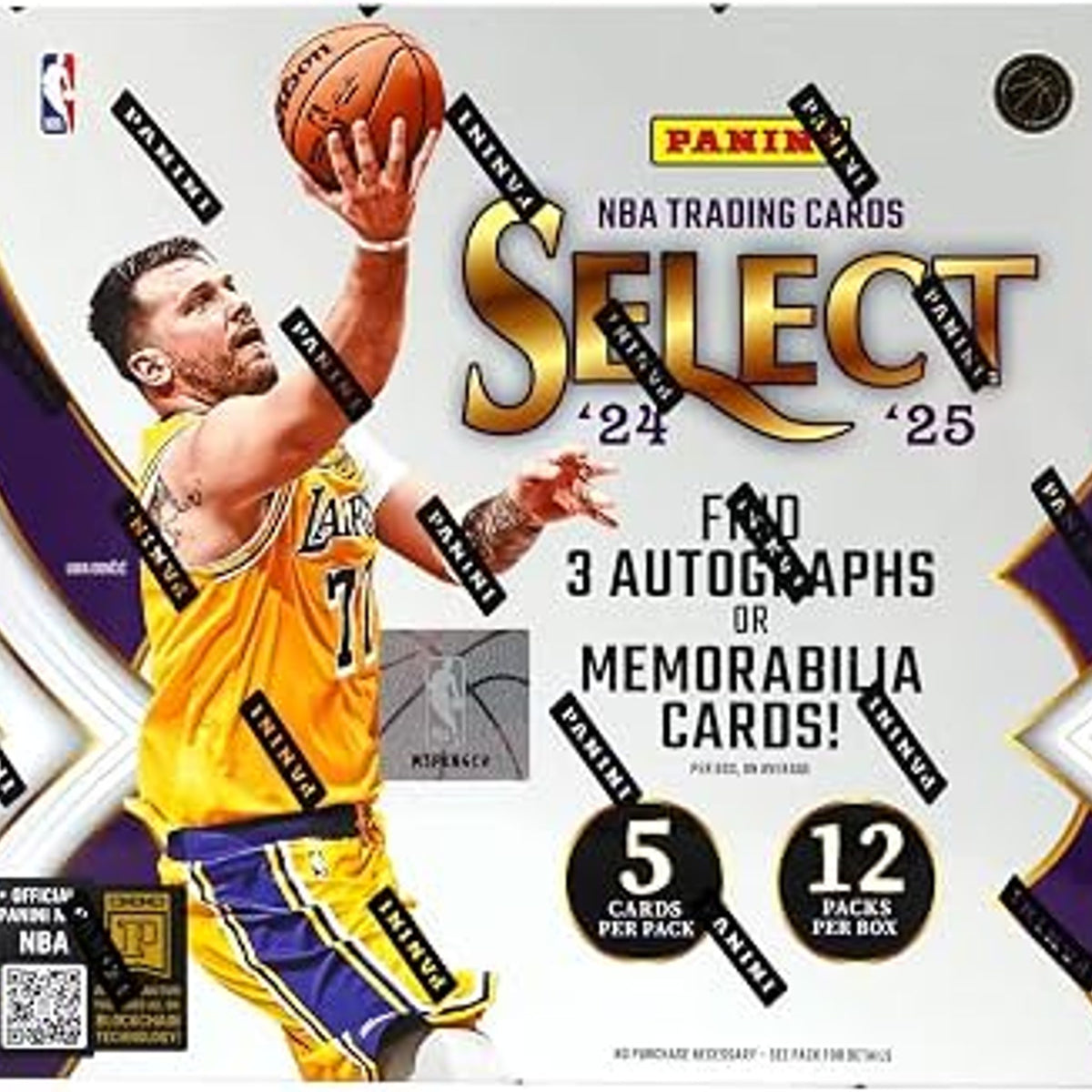 Panini 2024-25 Select Basketball Hobby Box 2 x 7 x 0.1 in