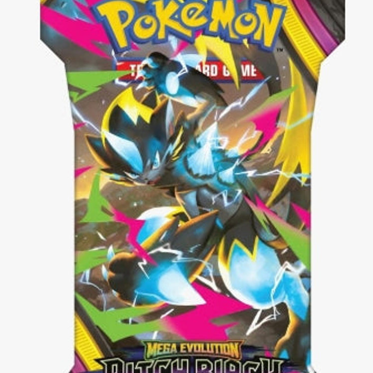 Pokemon Mega Evolution Pitch Black Sleeved Booster Pack