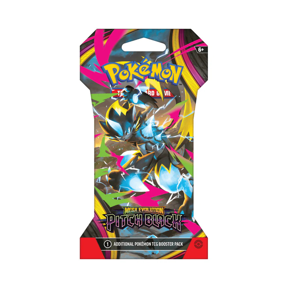Pokemon Mega Evolution Pitch Black Sleeved Booster Pack