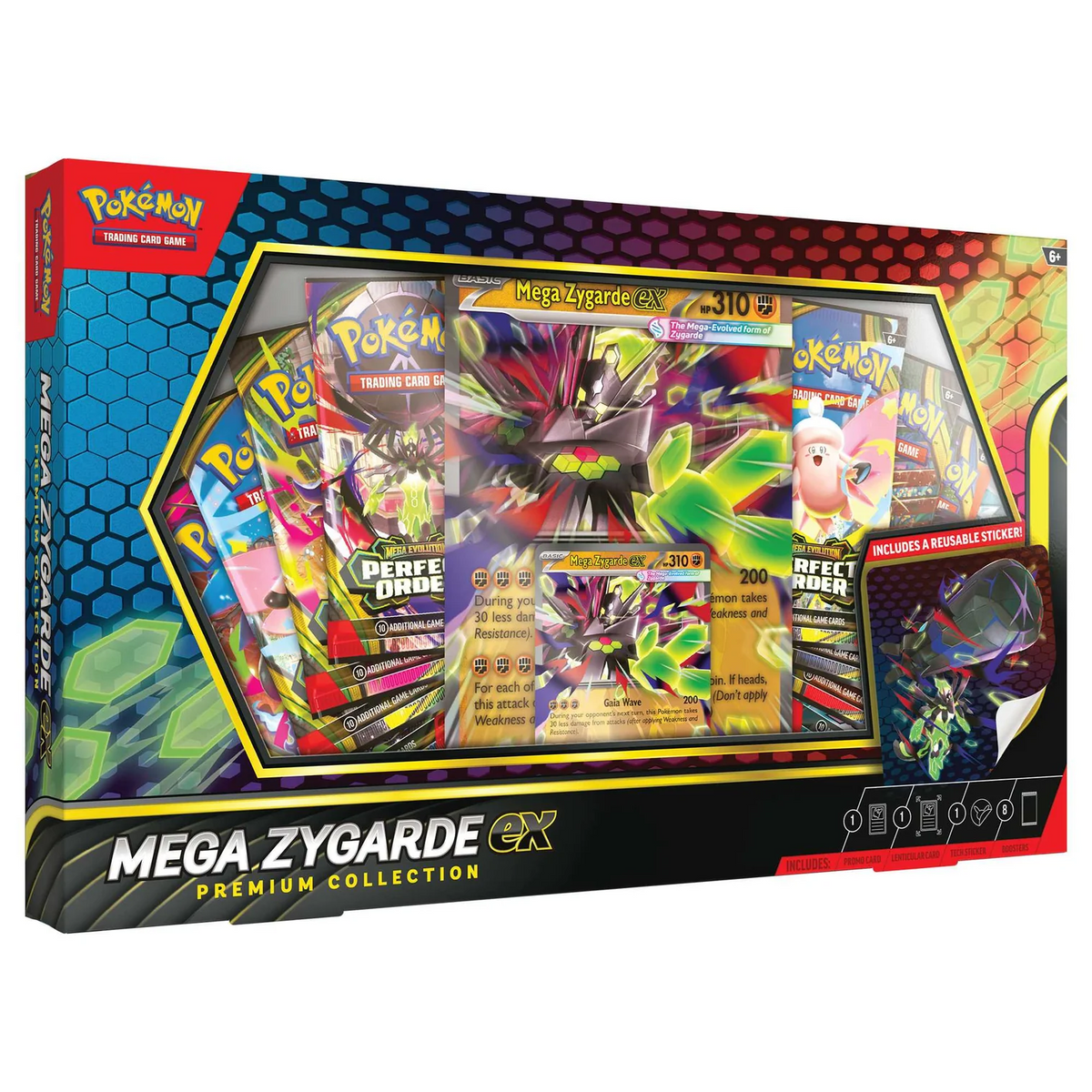 The Pokémon Company International Pokémon TCG Mega Zygarde ex Premium Collection 8 Boosters