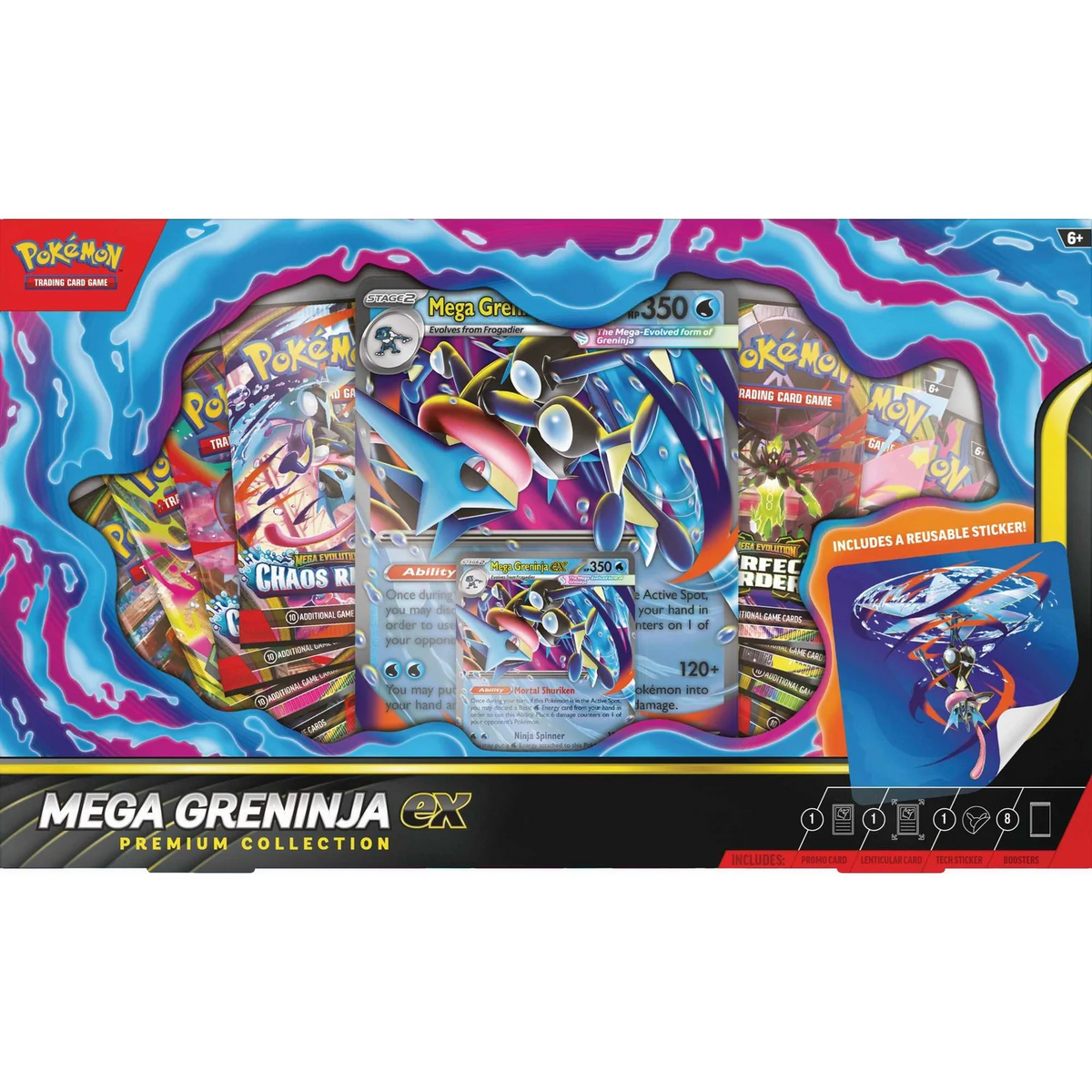 Pokémon Mega Greninja ex Premium Collection Box