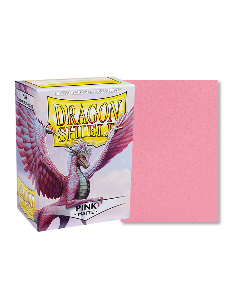 Arcane Tinmen Dragon Shield Matte Pink 100 Ct. in Box