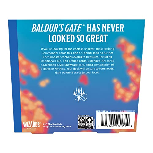 Wizards Of The Coast Commander Legends Battle for Baldur’s Gate Collector Booster Box