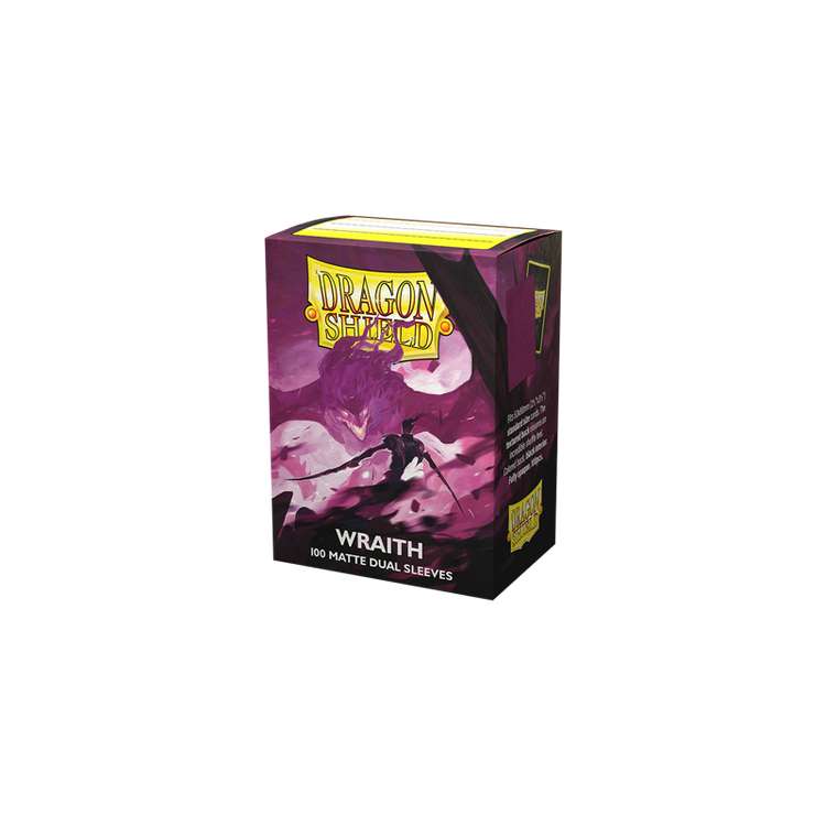 Dragon Shield Dual Matte Wraith Matte Wraith Purple Standard Size 100 Sleeves