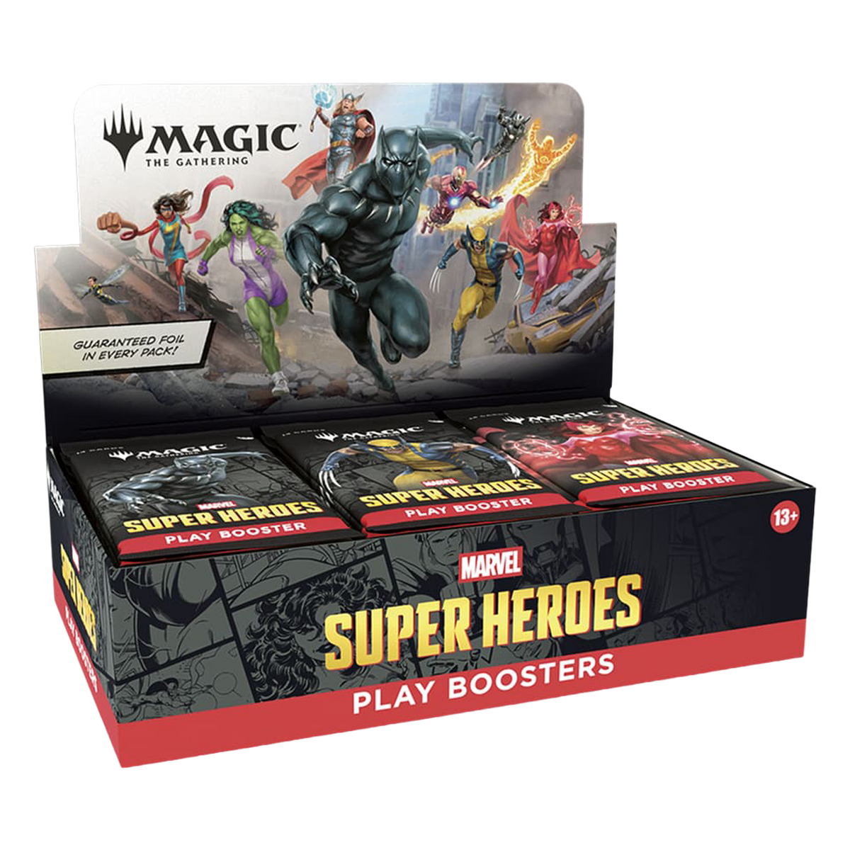 Magic: The Gathering Marvel Super Heroes Play Booster Box Display Box 30 Packs