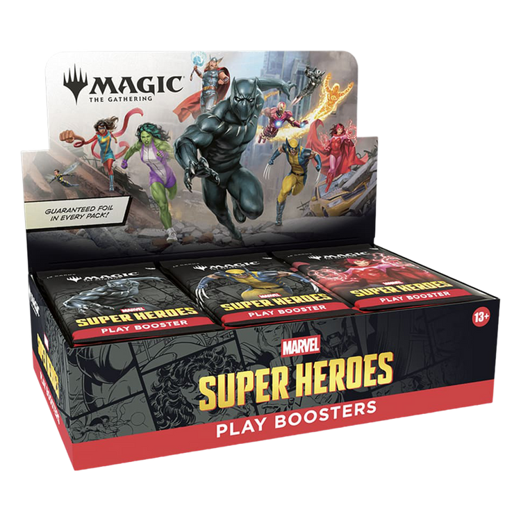 Magic: The Gathering Marvel Super Heroes Play Booster Box Display Box 30 Packs