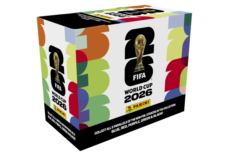 Panini 2026 FIFA World Cup Sticker Collection Box of 25 Packs