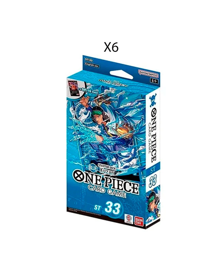 Bandai Namco One Piece Card Game Starter Deck ST-33 Mono-Blue Control Deck