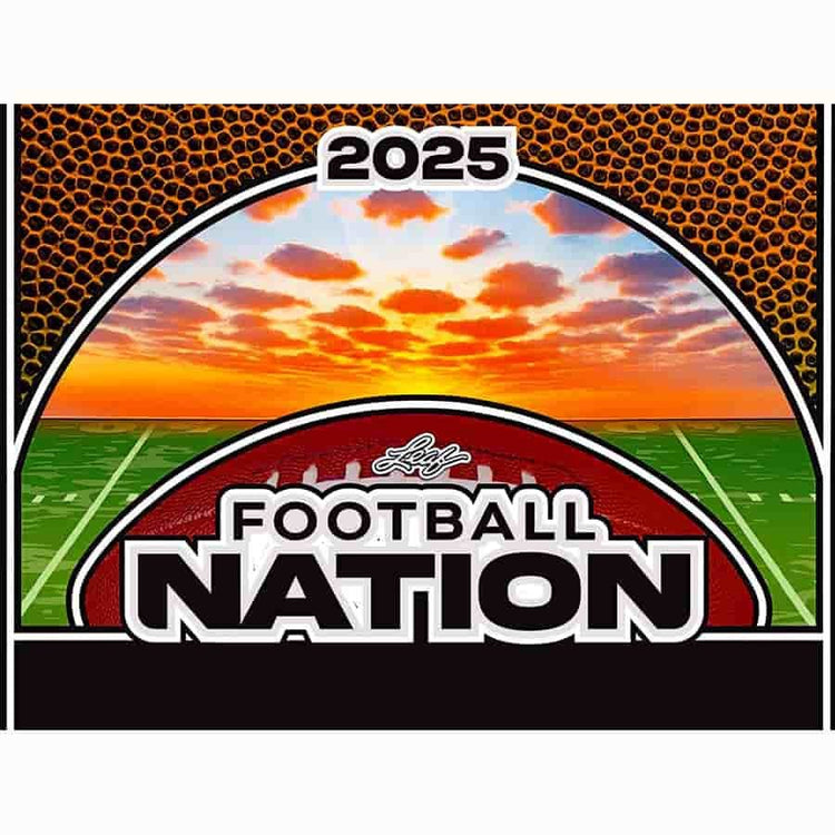 Leaf 2025 Football Nation Hobby Jumbo Box