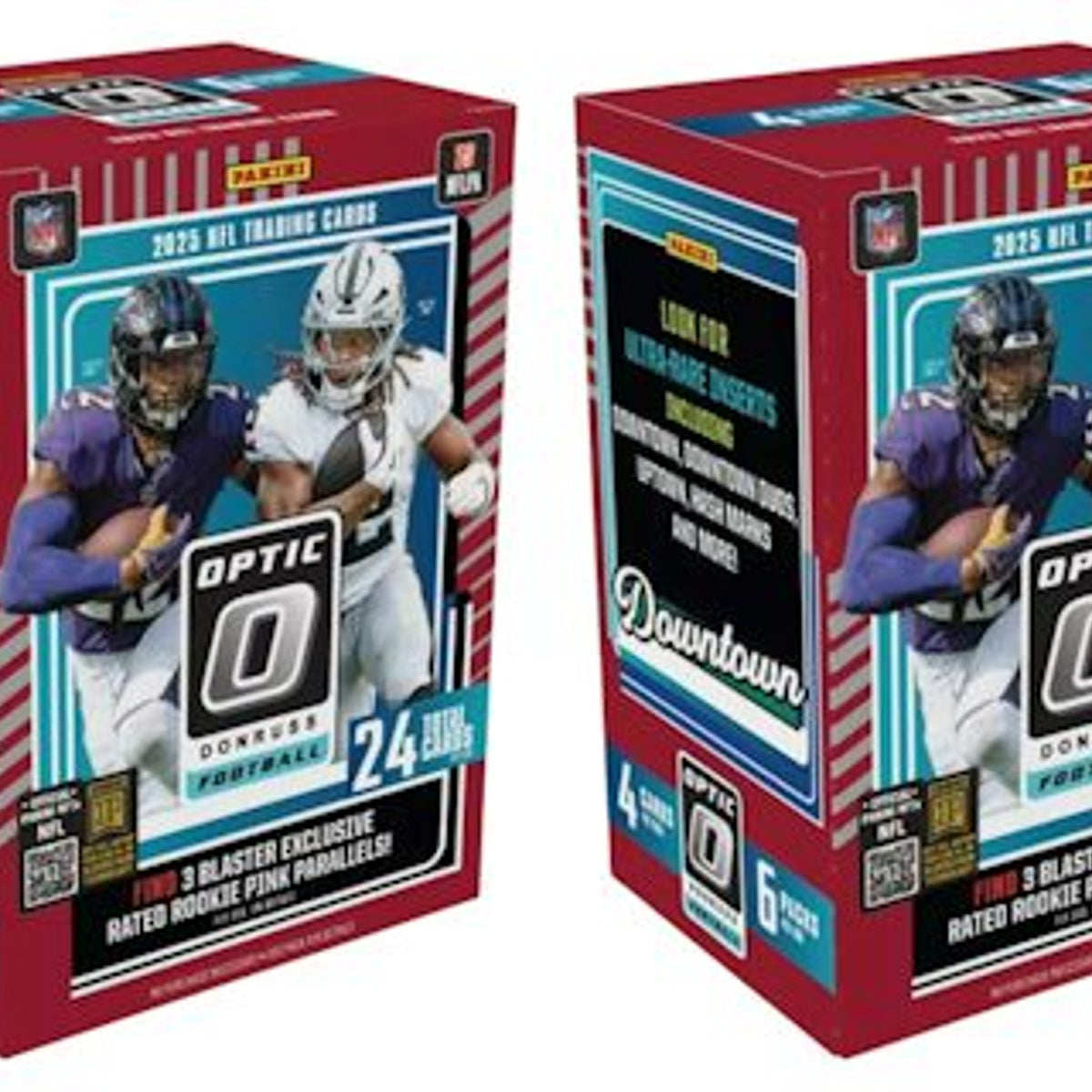 Panini 2025 Donruss Optic Football Blaster Box Pink Parallels