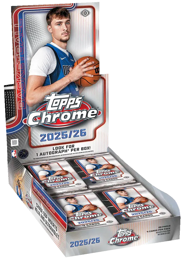 Topps 2025-26 Chrome Basketball Hobby Box