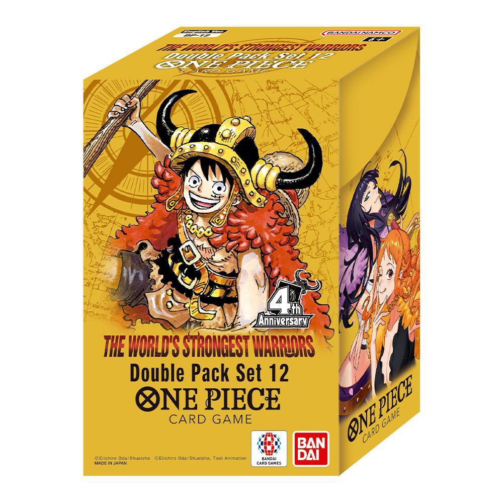 One Piece Card Game Double Pack Set DP-12 2 Booster Packs