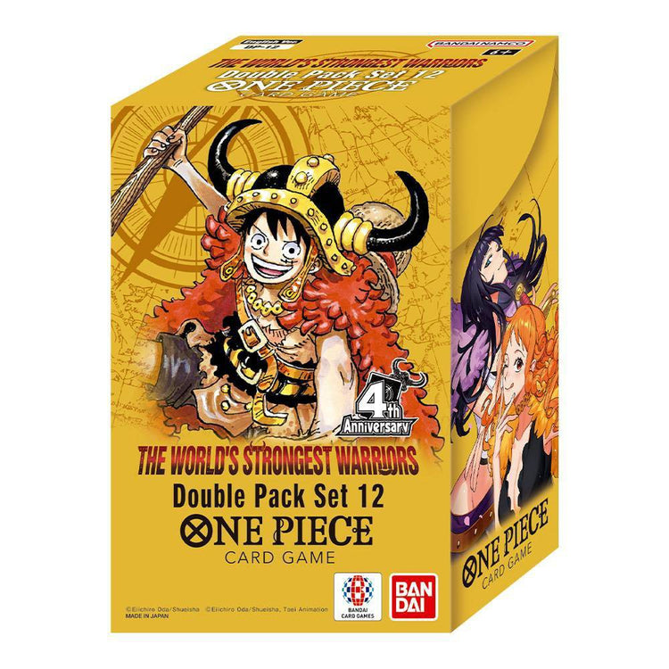 One Piece Card Game Double Pack Set DP-12 2 Booster Packs