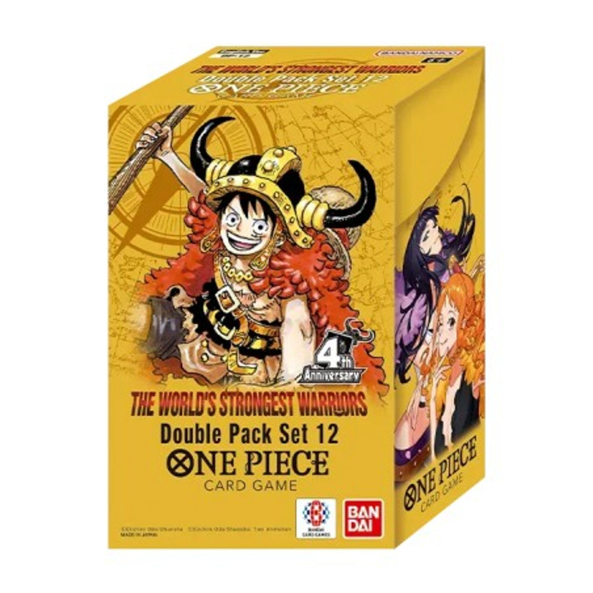 One Piece Card Game Double Pack Set DP-12 2 Booster Packs