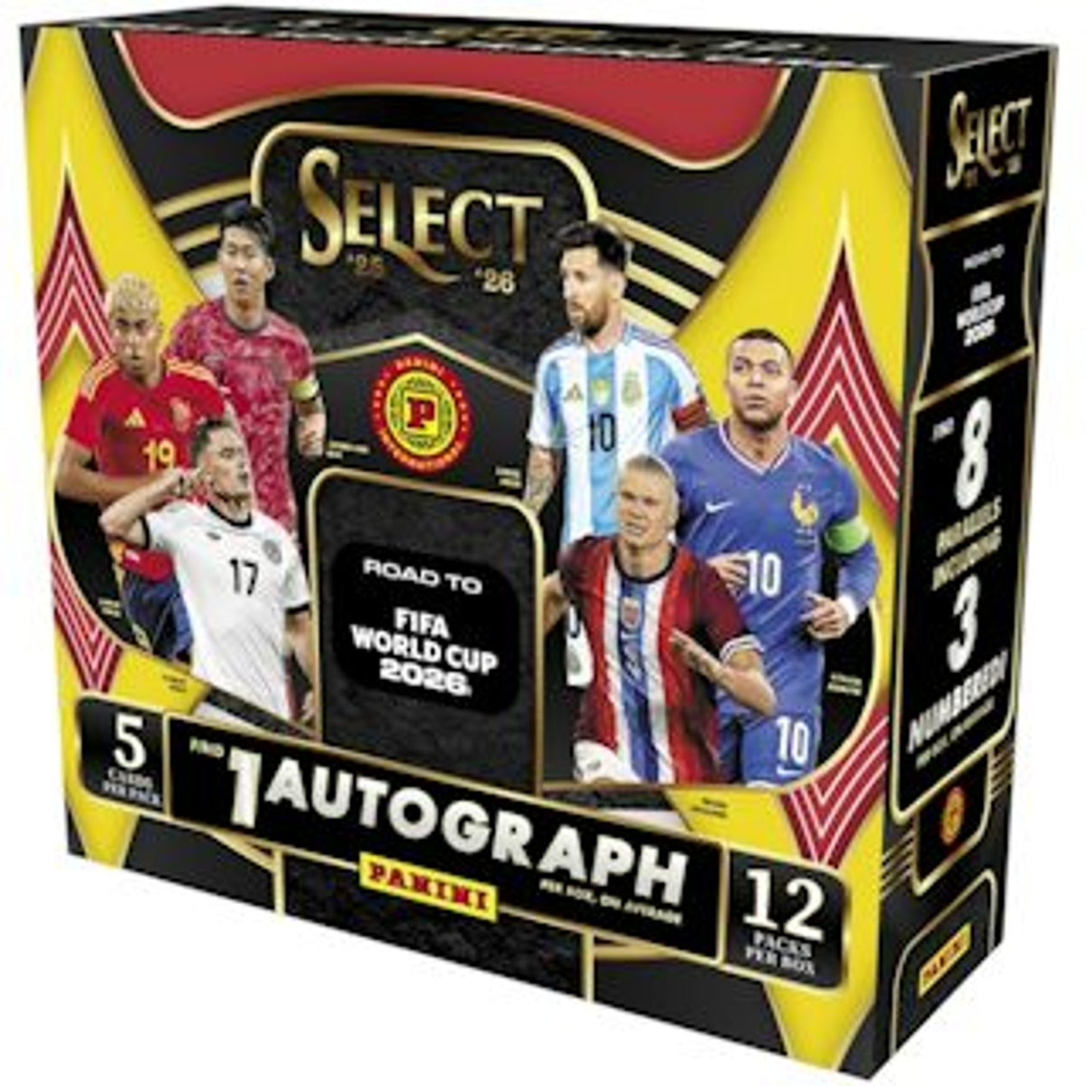2025/26 Panini Select Road to FIFA World Cup Hobby Box