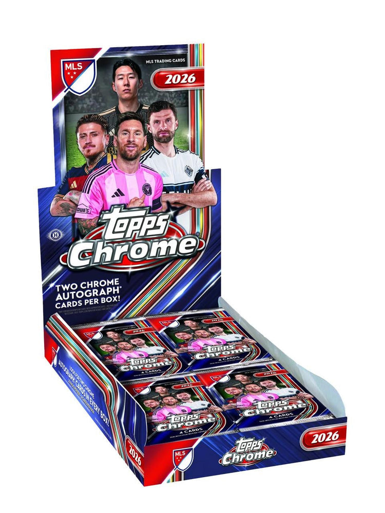 Topps 2026 Chrome Major League Soccer MLS Hobby Box