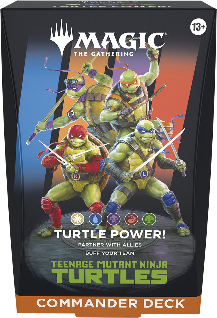 Teenage Mutant Ninja Turtles Magic The Gathering Commander Deck