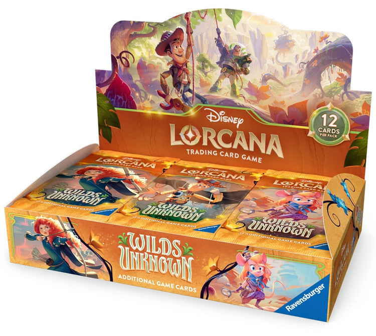 Ravensburger Disney Lorcana Tcg Wilds Unknown Booster Box 24 Packs