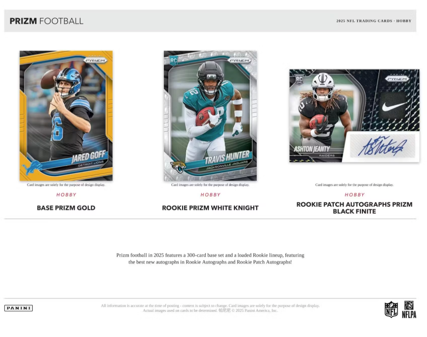 Panini 2025 Prizm Football Hobby Box