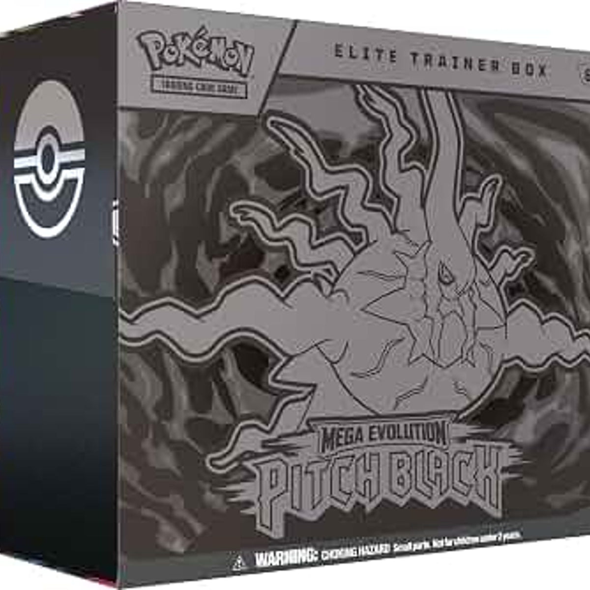 The Pokémon Company International Mega Evolution Pitch Black Elite Trainer Box 9 Booster Packs