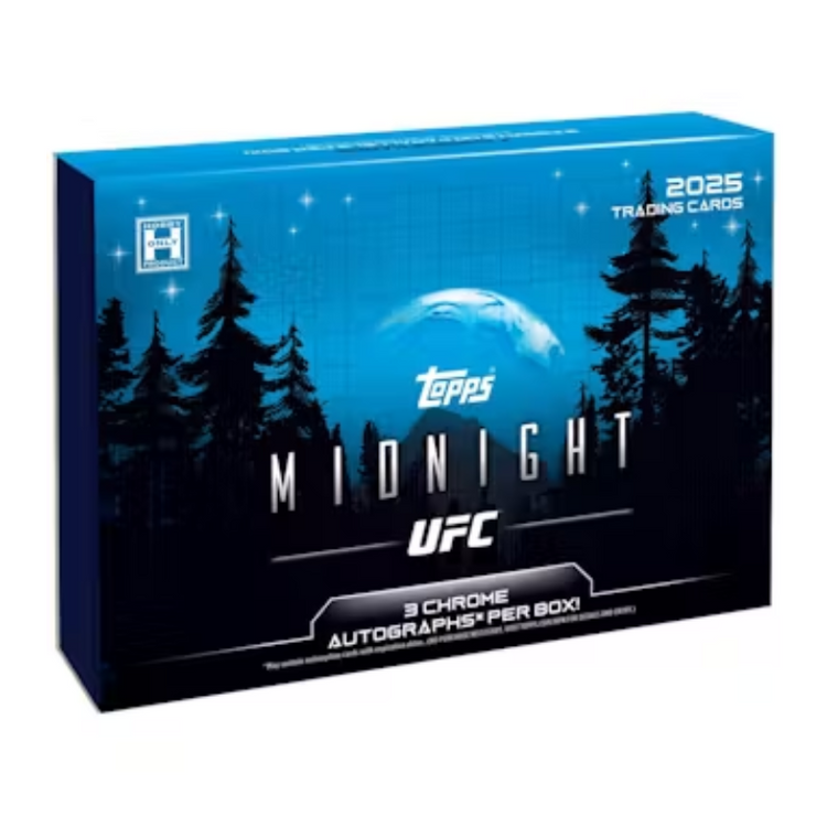 Topps 2025 UFC Midnight Hobby Box 3 Autos