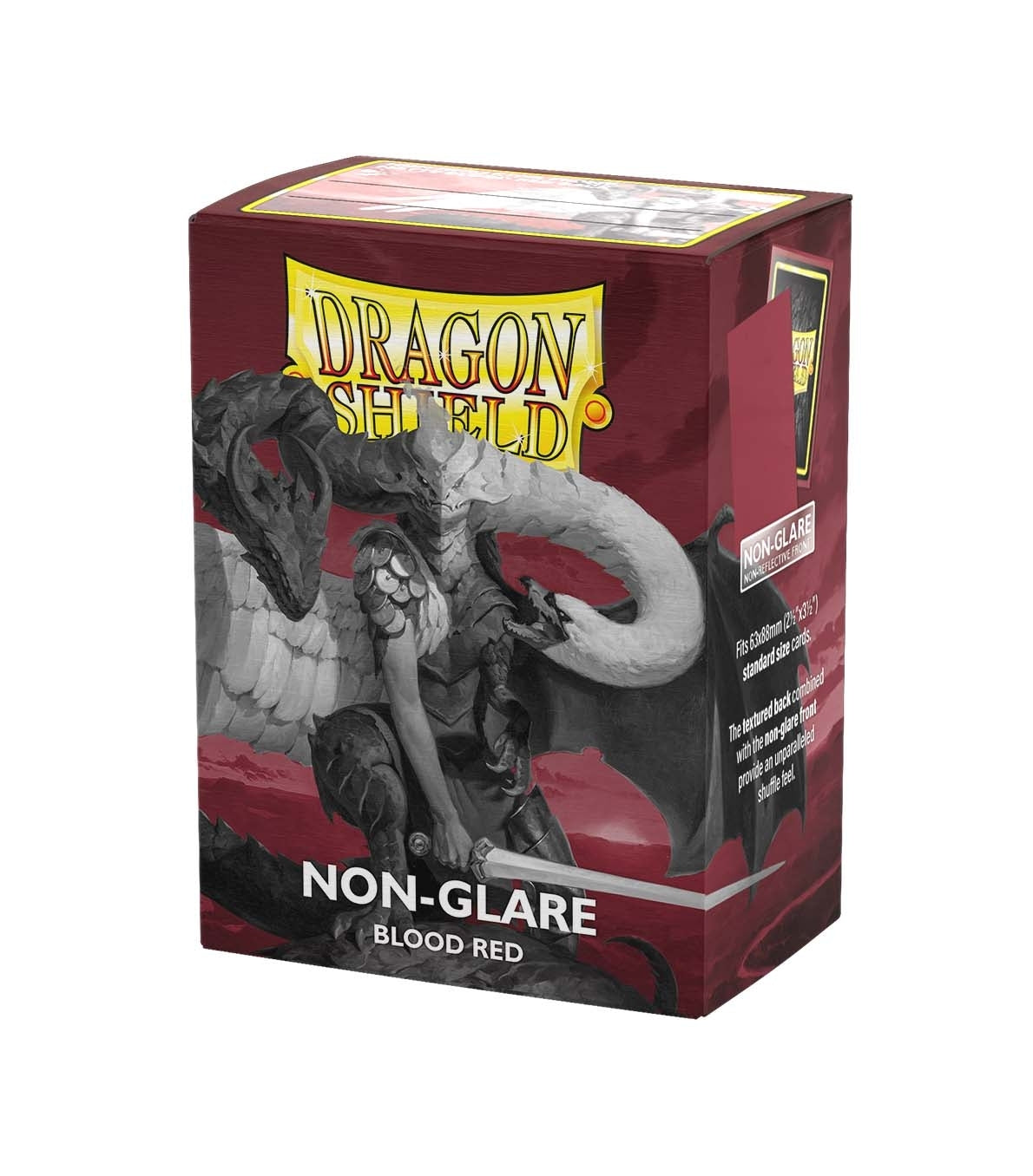 Arcane Tinmen Dragon Shield Matte Sleeves Blood Red Standard Size 100 Ct
