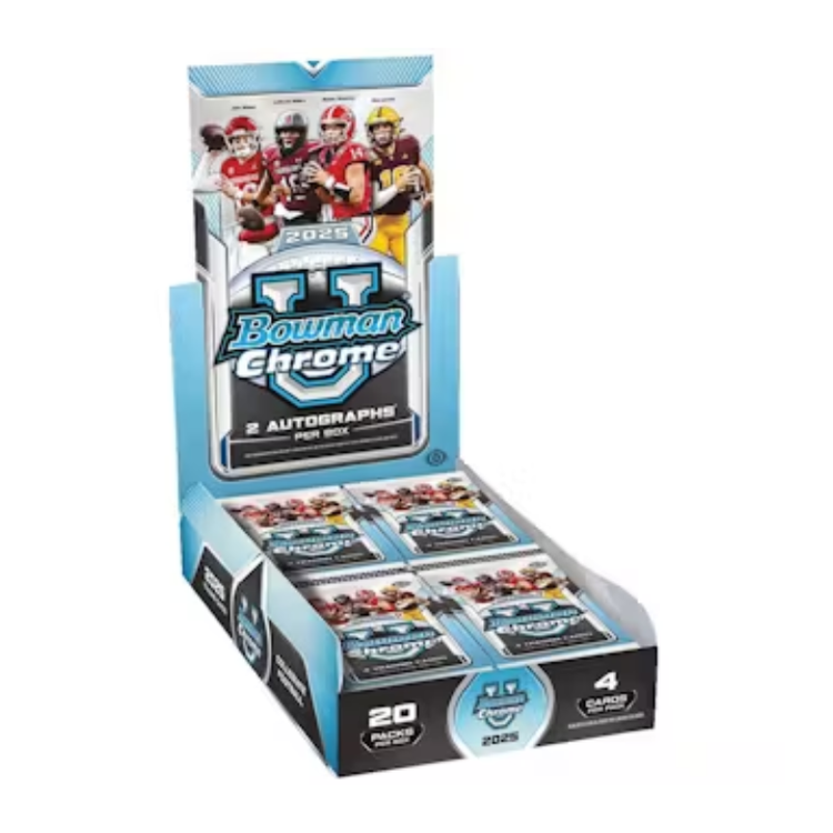HOFBC 2025 Bowman University Chrome Football Hobby Box