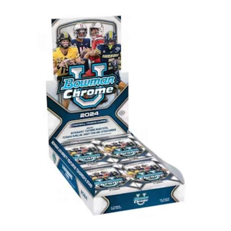 Bowman 2024 University Chrome Football Hobby Box