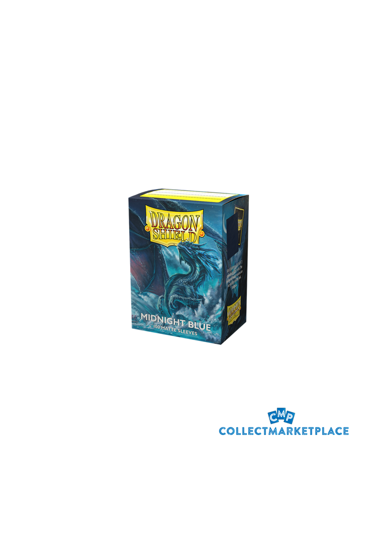 Arcane Tinmen Dragon Shield Midnight Blue Matte Sleeves 100ct Box