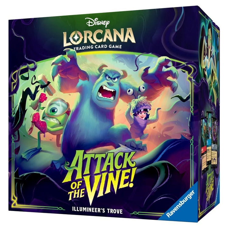 Ravensburger Disney Lorcana Tcg Attack of the Vine! Illumineer's Trove 8 Booster Packs