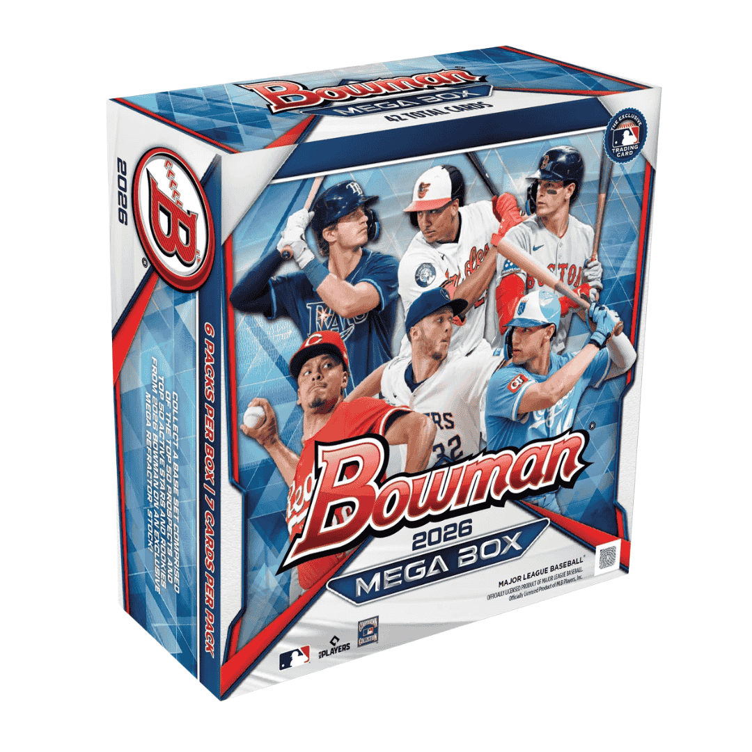 Topps 2026 Bowman Baseball Mega Box 6 Packs