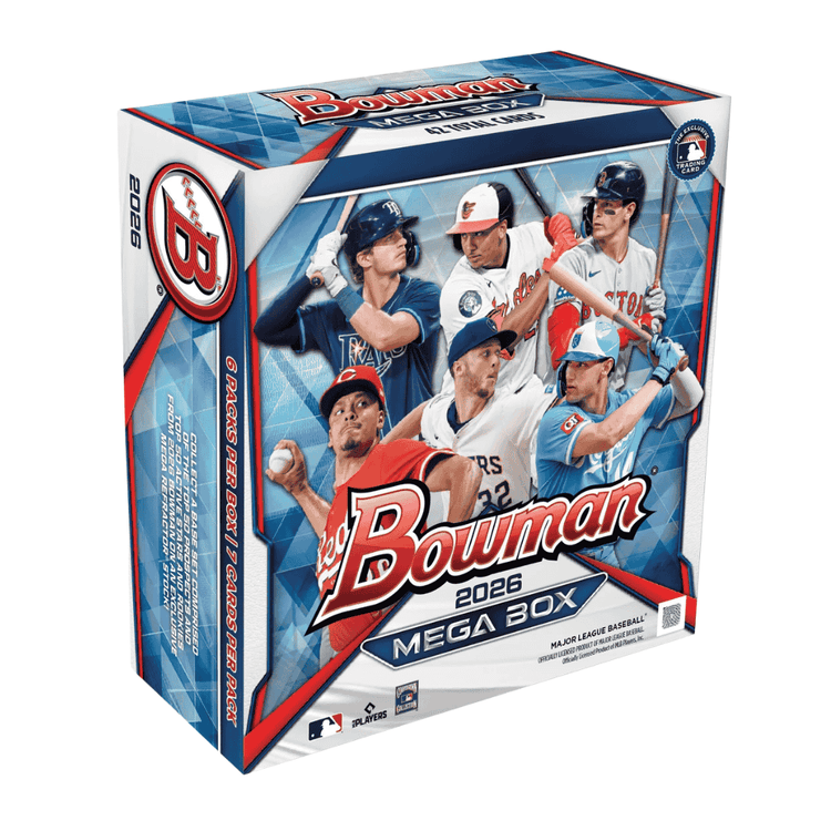 Topps 2026 Bowman Baseball Mega Box 6 Packs