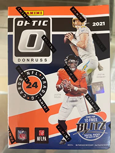 Panini 2021 Donruss Optic Football Purple Shock Parallels 6-Pack Blaster Box