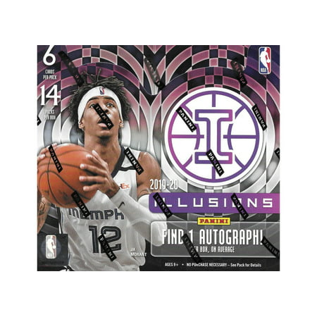 Panini 2019-20 Illusions Basketball Hobby Box 14 Packs 6 Cards