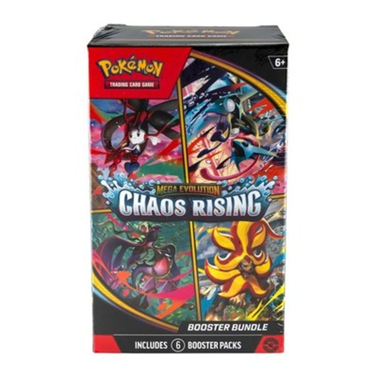 Pokémon Mega Evolution Chaos Rising Booster Bundle 6 Booster Packs