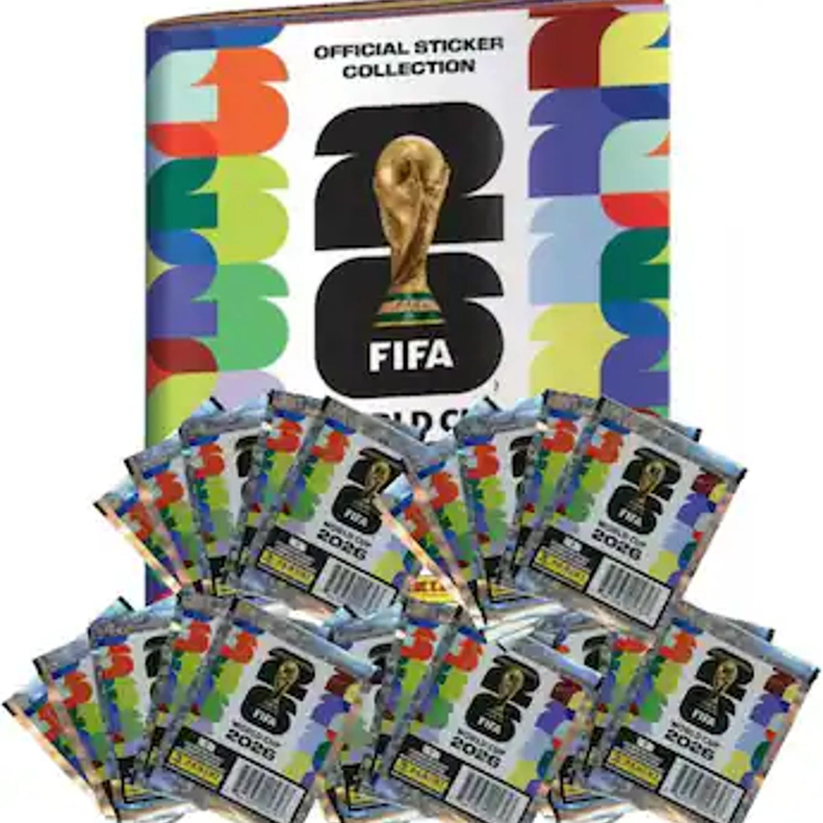 Panini 2026 FIFA World Cup Sticker Collection Box of 25 Packs