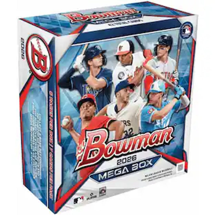 Topps 2026 Bowman Baseball Mega Box 6 Packs