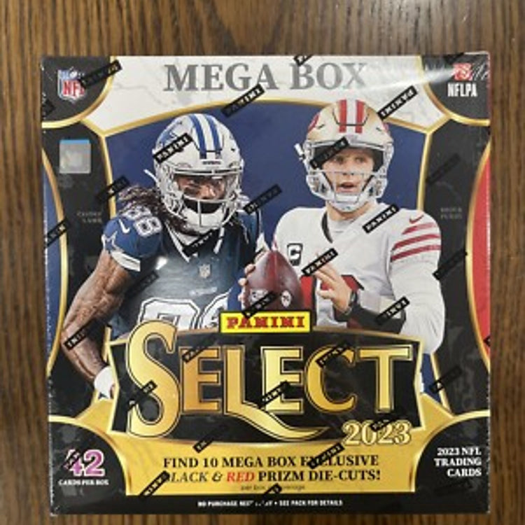 Panini 2023 Select Football Mega Box Black Red Prizm's