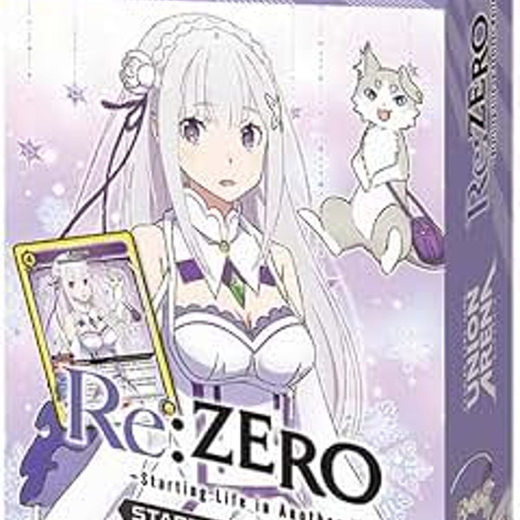 BANDAI Union Arena CCG Re:Zero Starting Life in Another World Starter Deck 50 Cards