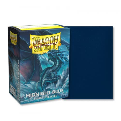 Arcane Tinmen Dragon Shield Midnight Blue Matte Sleeves 100ct Box